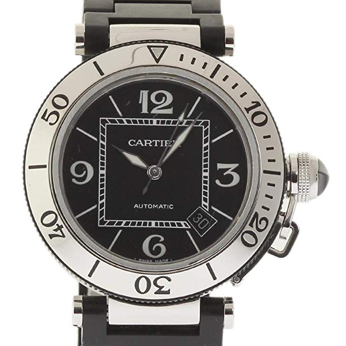 Cartier Pasha Swiss-Automatic Male Watch W31077U2 (Certified Pre-Owned)
